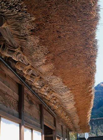 世界遺産に登録された茅葺き民家