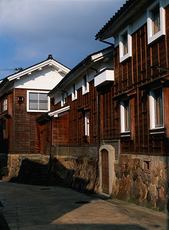 蔵再生の町なみ風景